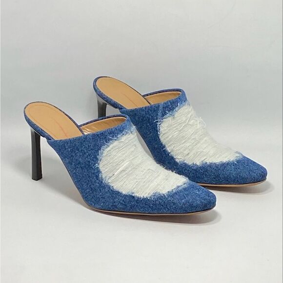 Loewe Ripped Denim Mules size 37 - Picture 8 of 13
